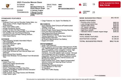 2021 Porsche Macan Base