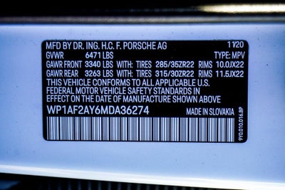 2021 Porsche Cayenne Turbo