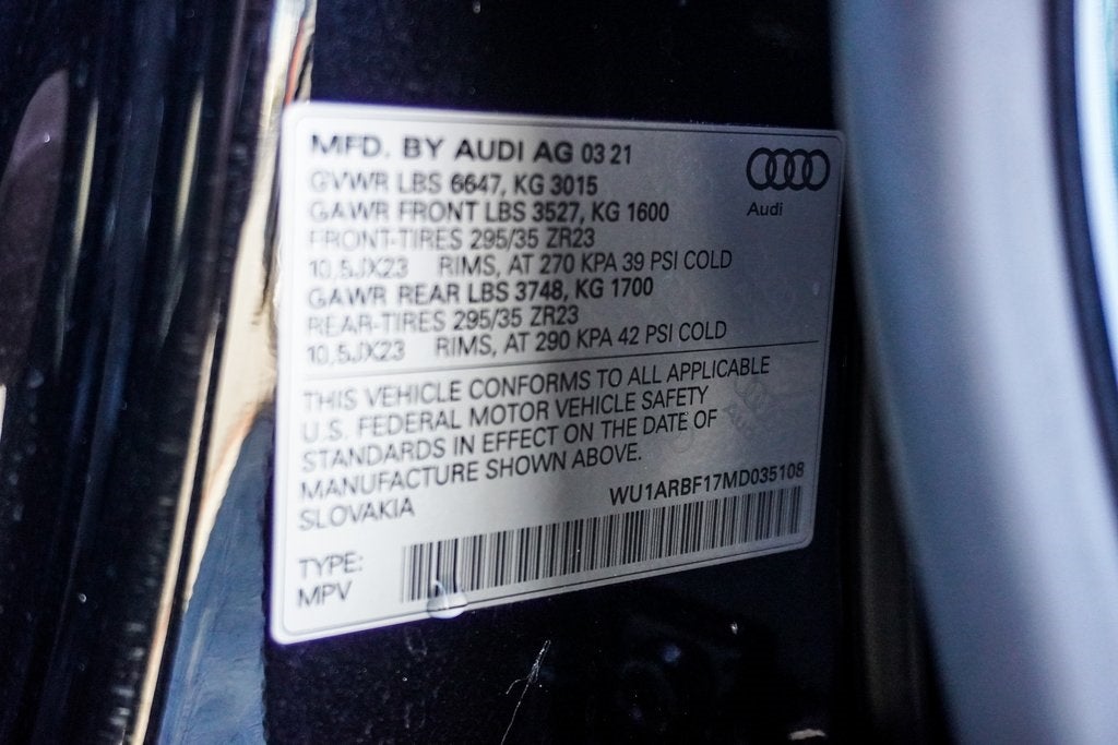 2021 Audi RS Q8 4.0T quattro