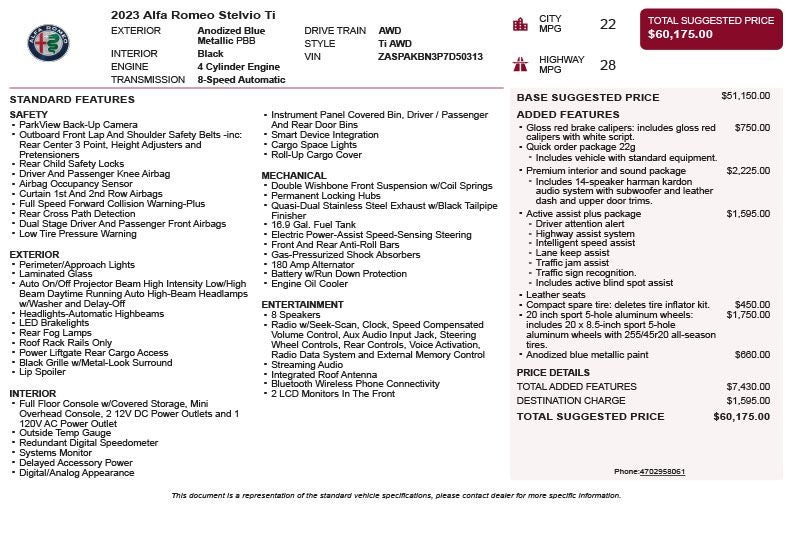 2023 Alfa Romeo Stelvio Ti