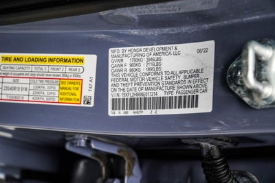 2022 Honda Civic Sport