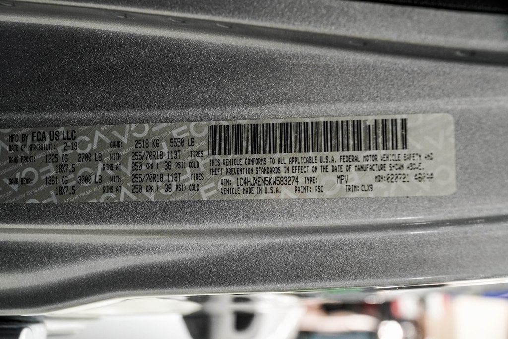 2019 Jeep Wrangler Unlimited Sahara