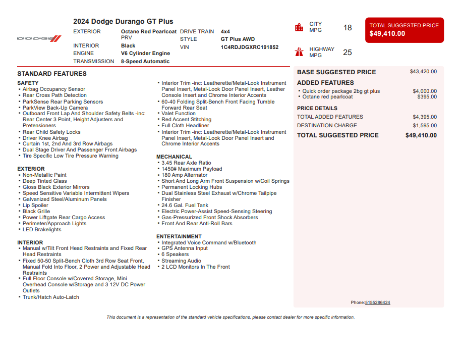 2024 Dodge Durango GT Plus