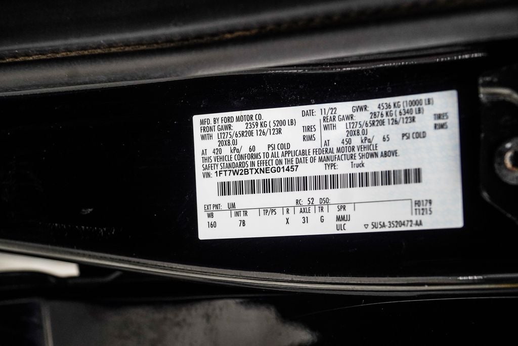 2022 Ford F-250SD Platinum