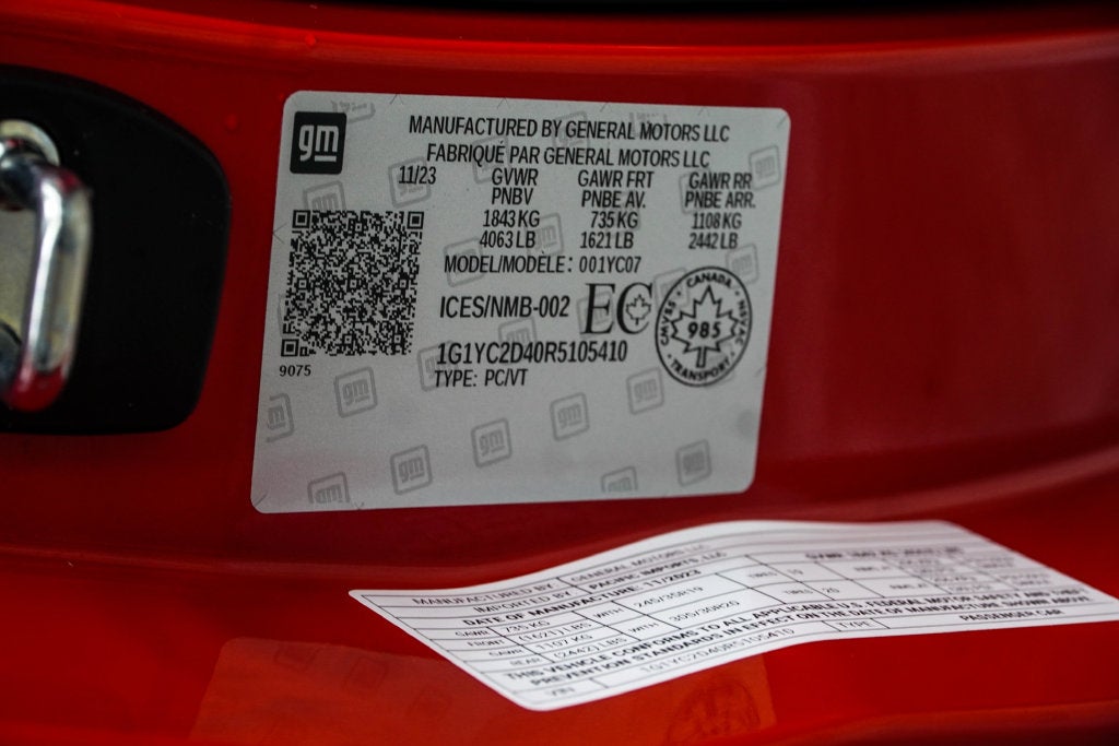 2024 Chevrolet Corvette Stingray 3LT