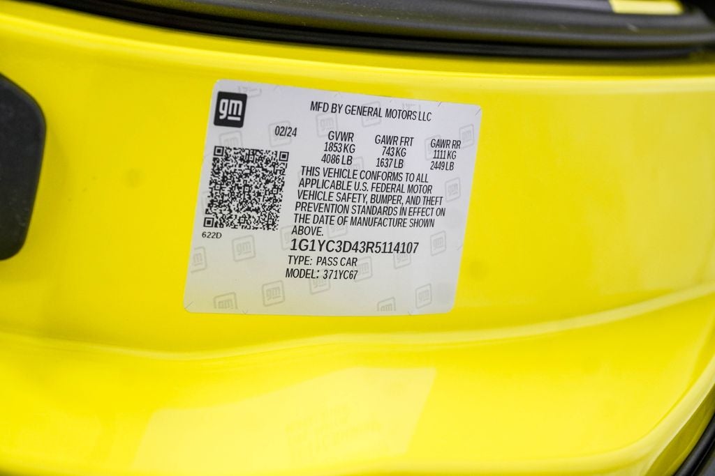 2024 Chevrolet Corvette Stingray 3LT