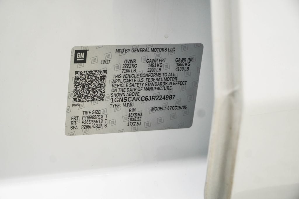 2018 Chevrolet Tahoe LS