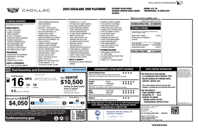 2024 Cadillac Escalade Premium Luxury Platinum