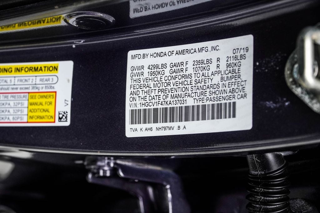 2019 Honda Accord EX