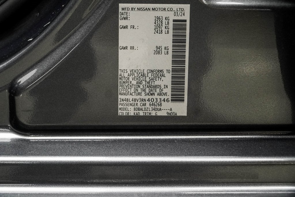 2024 Nissan Altima 2.5 S