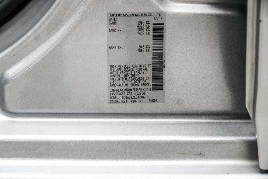2024 Nissan Altima 2.5 SR