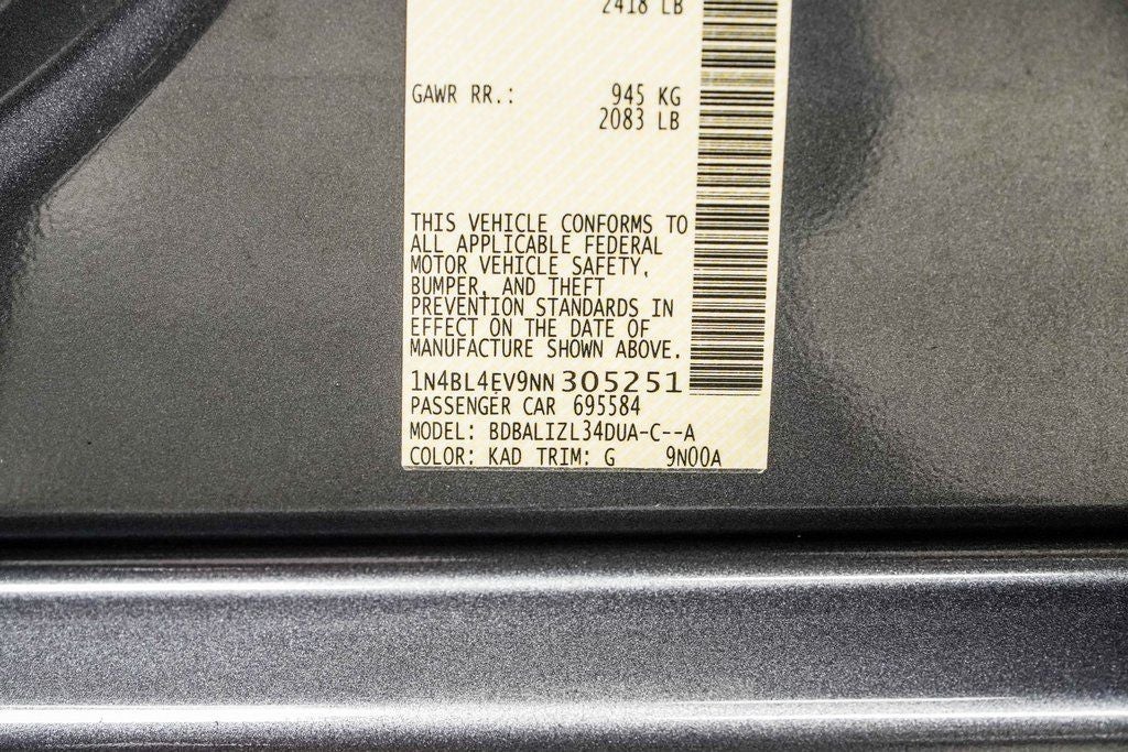 2022 Nissan Altima 2.5 SL