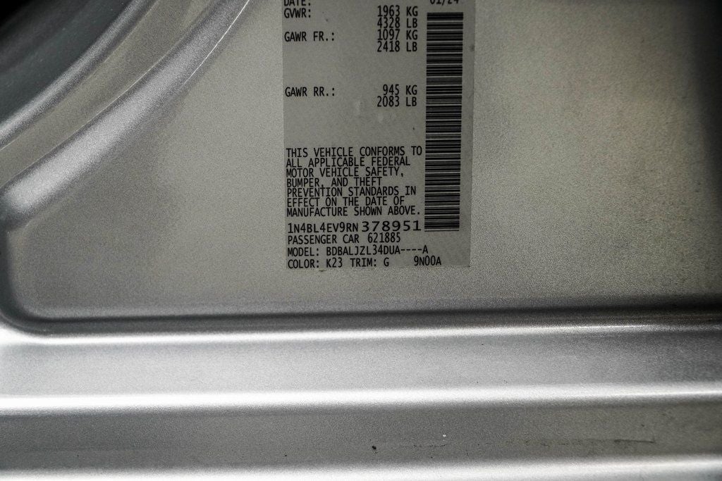 2024 Nissan Altima 2.5 SL