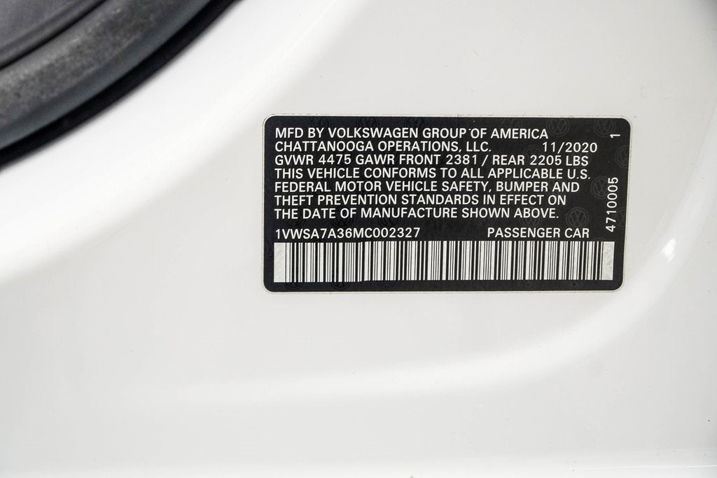 2021 Volkswagen Passat 2.0T SE