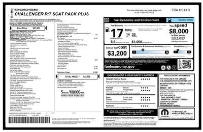 2023 Dodge Challenger R/T Scat Pack