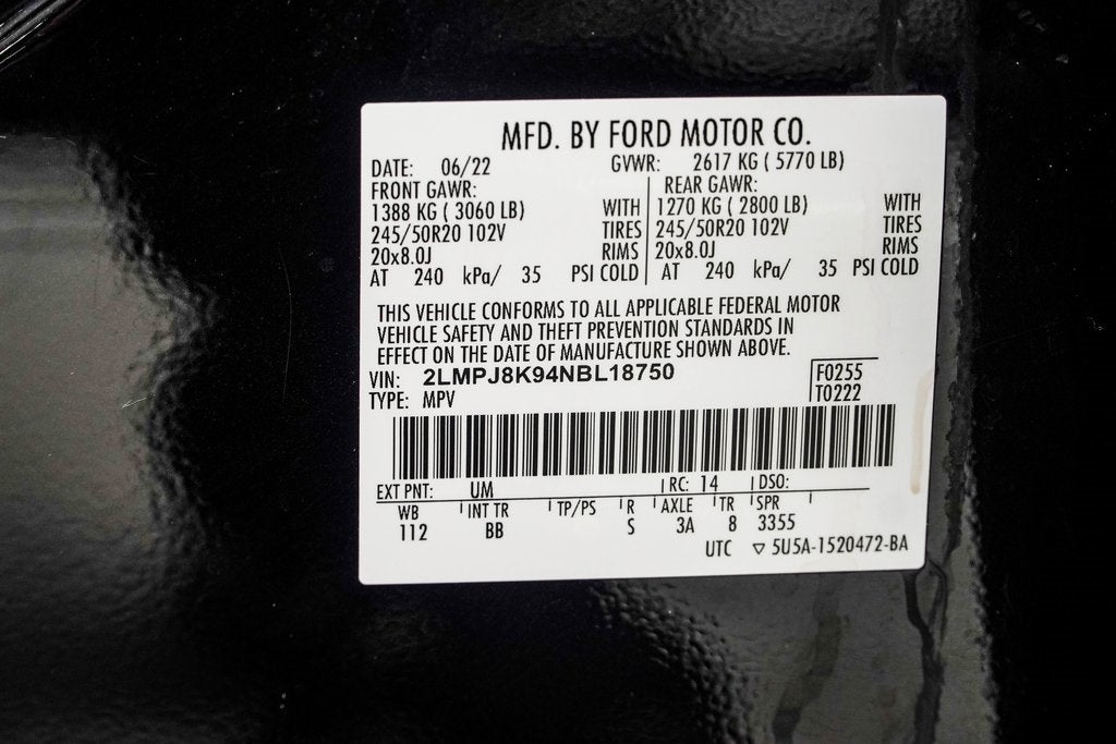 2022 Lincoln Nautilus Reserve