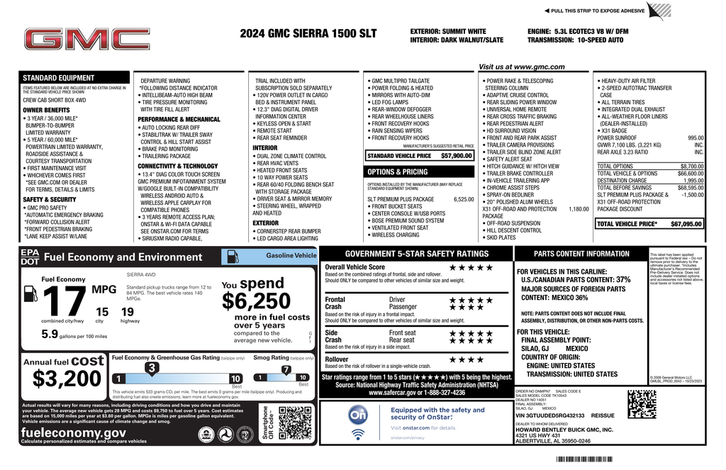 2024 GMC Sierra 1500 SLT