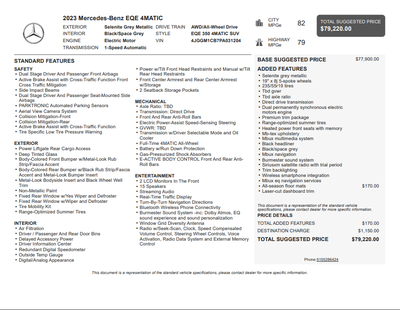 2023 Mercedes-Benz EQE 350 SUV 4MATIC®