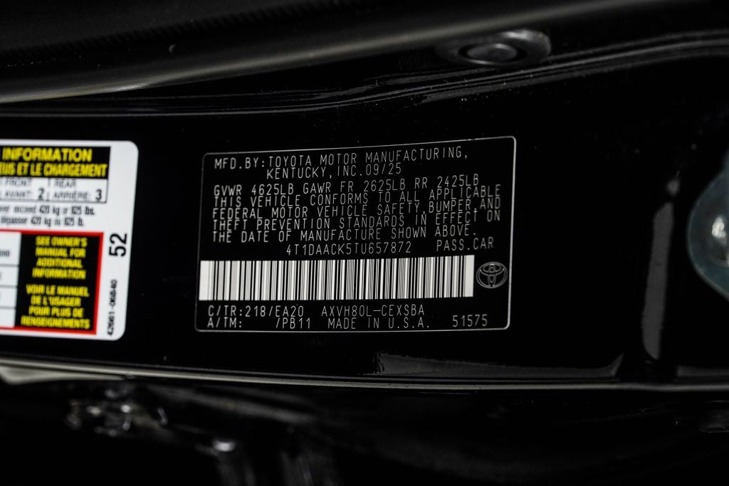 2026 Toyota Camry SE