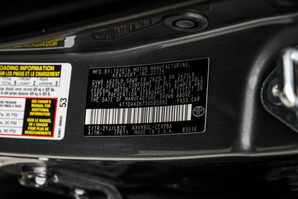 2025 Toyota Camry XSE