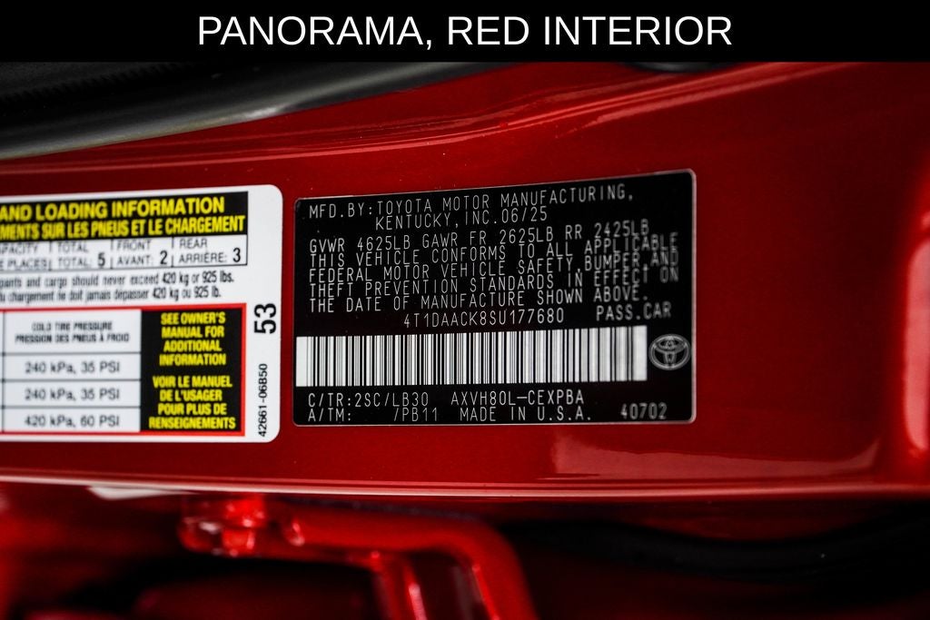 2025 Toyota Camry XSE