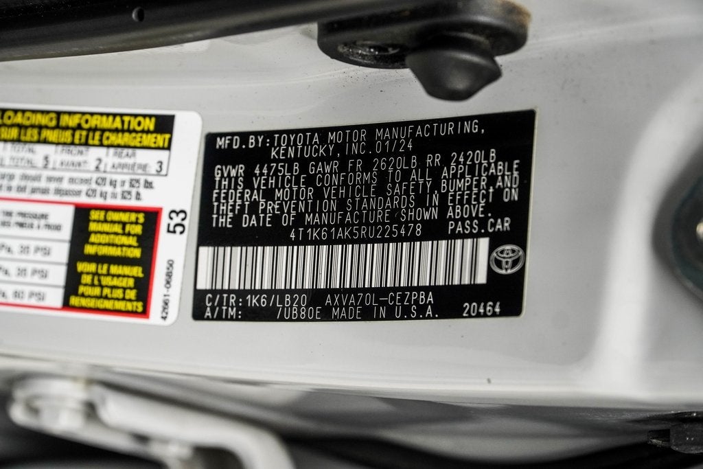 2024 Toyota Camry XSE