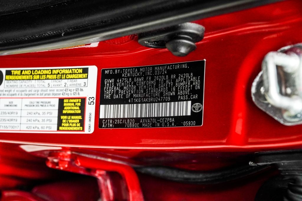 2024 Toyota Camry XSE