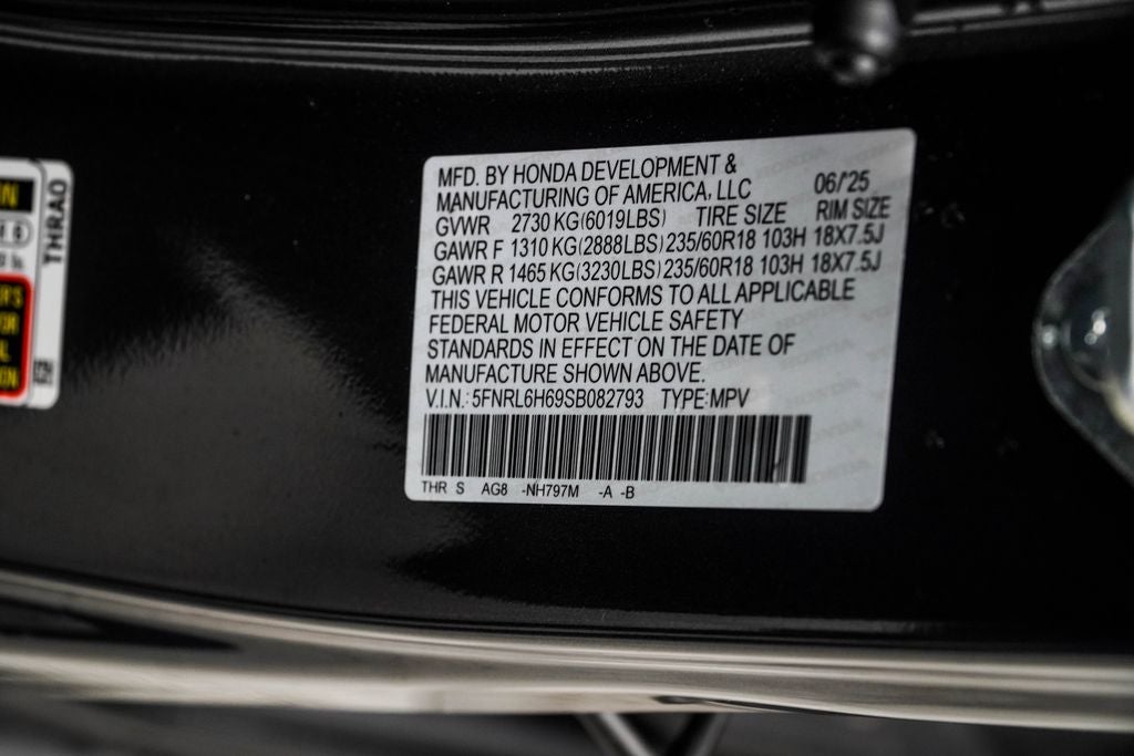 2025 Honda Odyssey EX-L