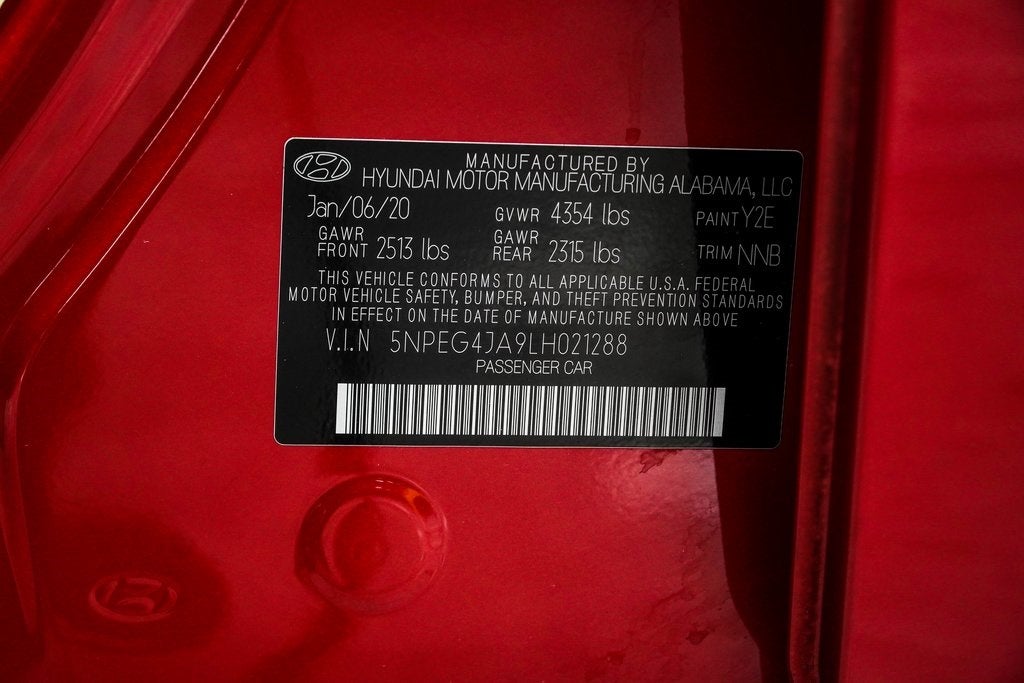 2020 Hyundai Sonata SE