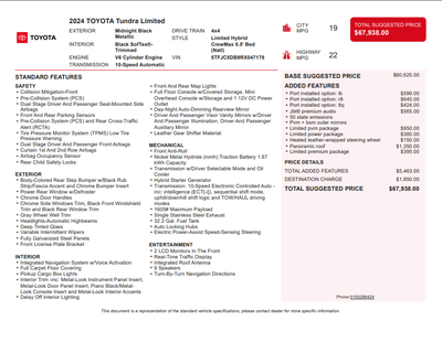 2024 Toyota Tundra Hybrid Limited