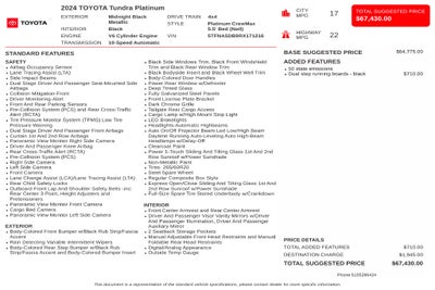 2024 Toyota Tundra Platinum