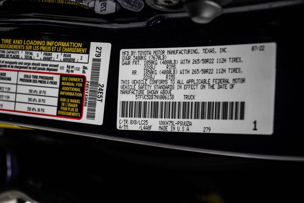 2022 Toyota Tundra Hybrid Capstone