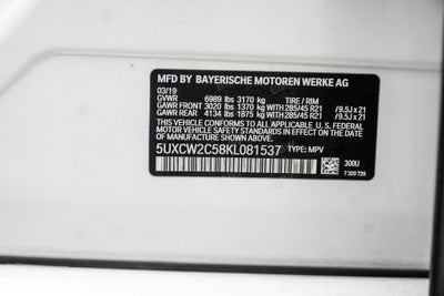 2019 BMW X7 xDrive40i