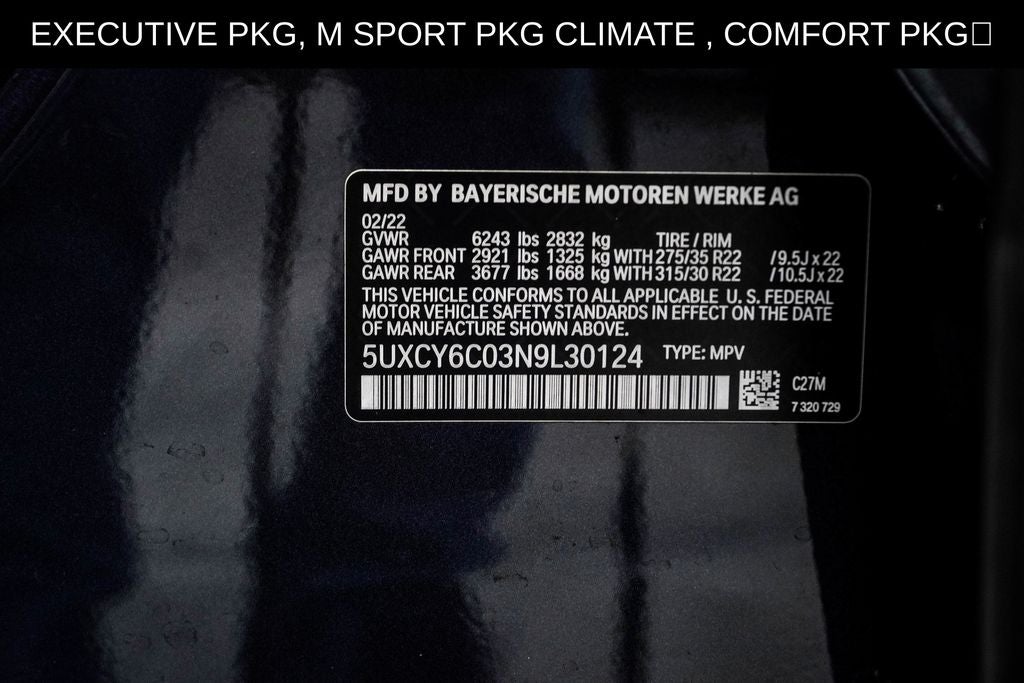 2022 BMW X6 xDrive40i