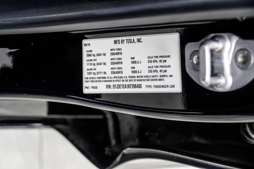 2019 Tesla Model 3 Mid Range