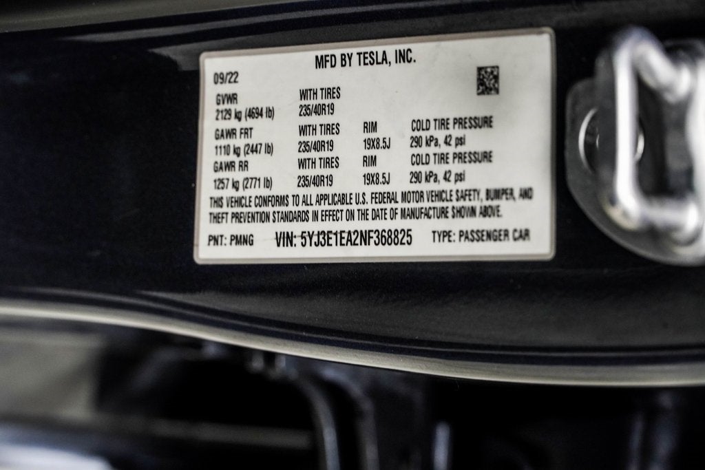 2022 Tesla Model 3 Base