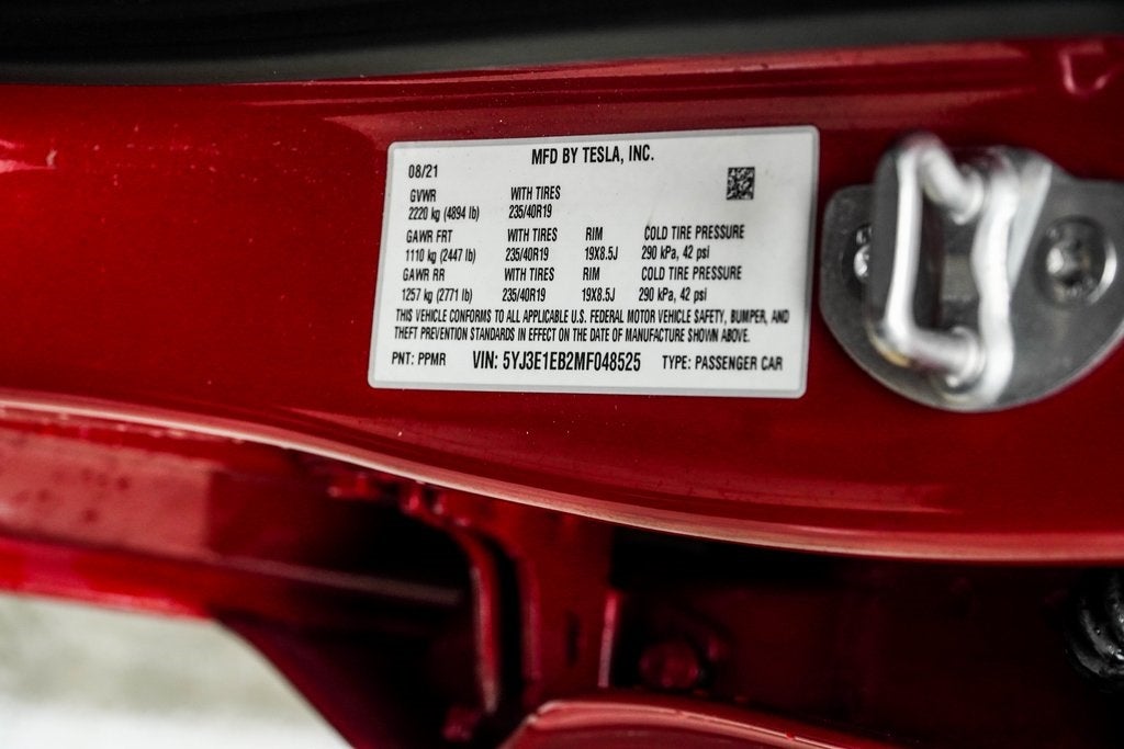 2021 Tesla Model 3 Long Range