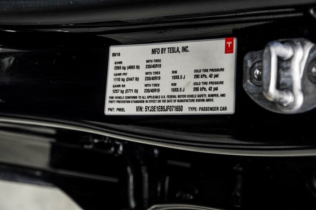 2018 Tesla Model 3 Long Range