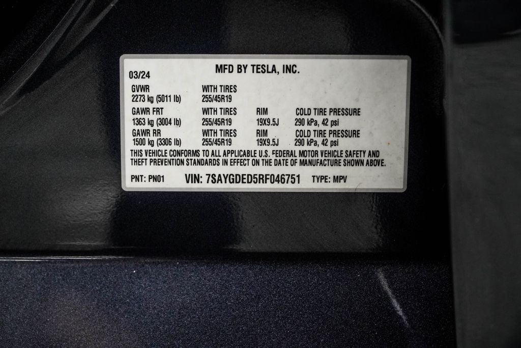 2024 Tesla Model Y Long Range