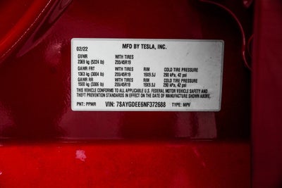 2022 Tesla Model Y Long Range