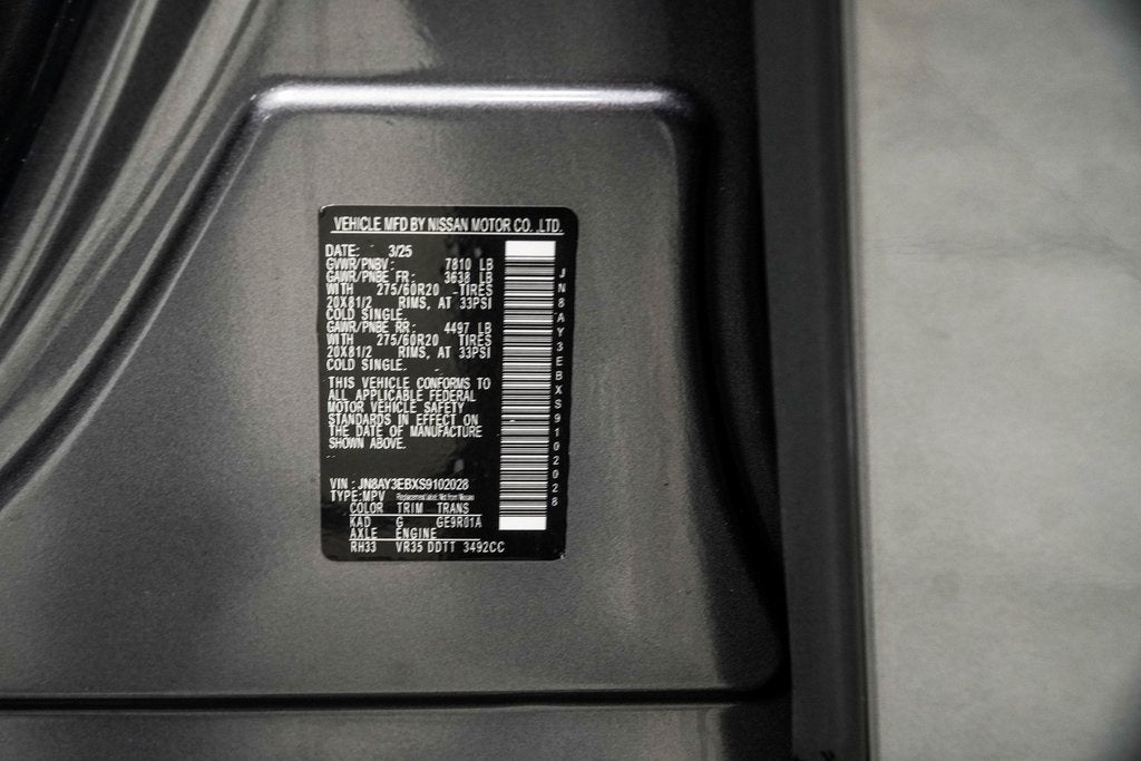 2025 Nissan Armada Platinum