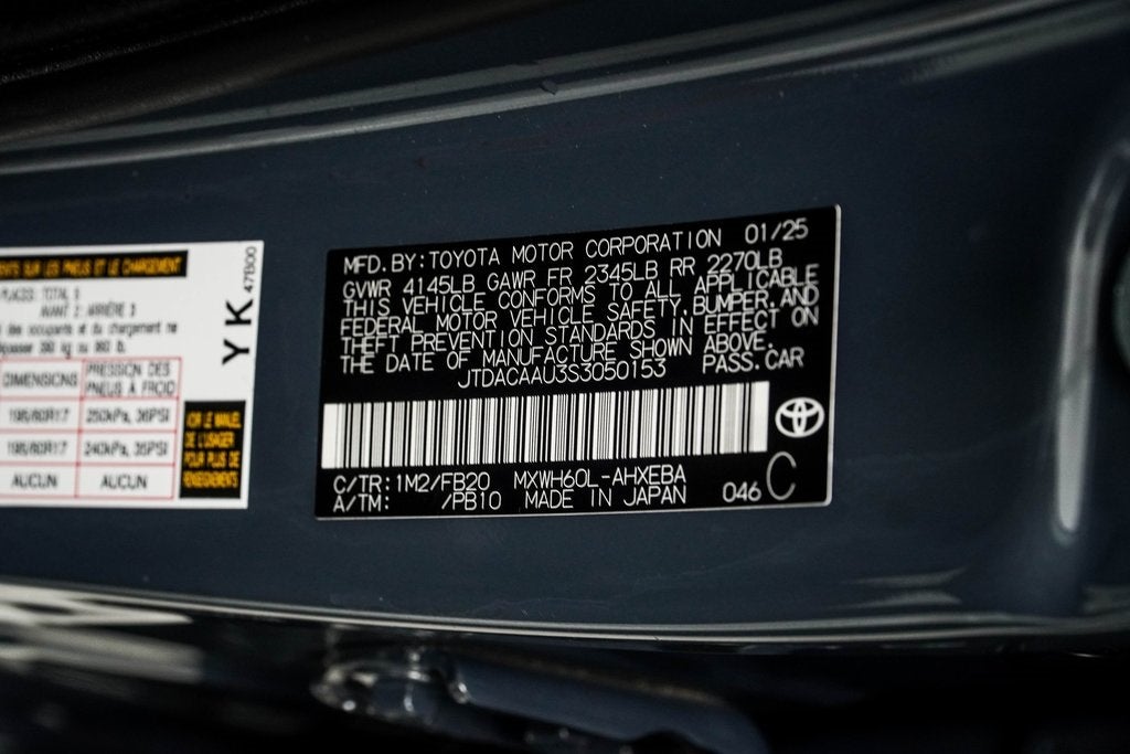 2025 Toyota Prius LE