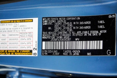 2025 Toyota Land Cruiser Base