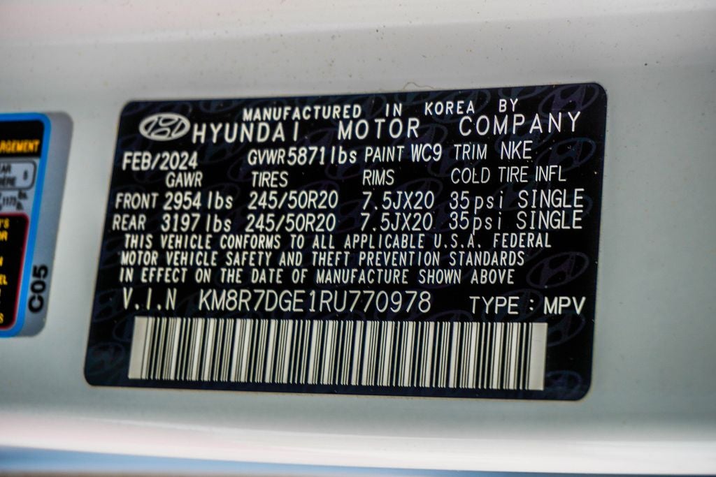 2024 Hyundai Palisade Calligraphy Night Edition