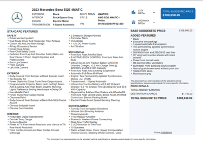 2023 Mercedes-Benz AMG® EQE Base 4MATIC®