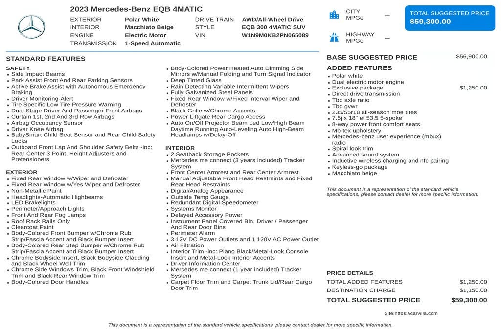 2023 Mercedes-Benz EQB 300 4MATIC®