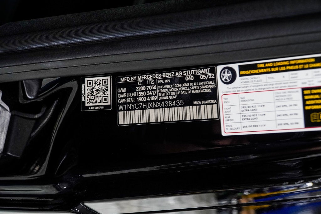 2022 Mercedes-Benz G-Class G 63 AMG® 4MATIC®