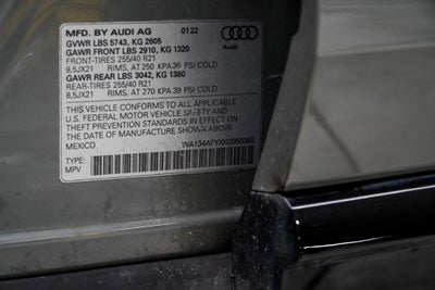2022 Audi SQ5 Sportback Prestige quattro