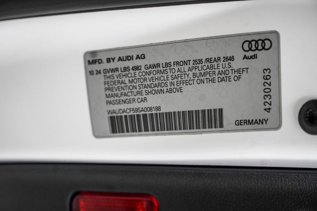2025 Audi A5 Sportback 45 S line Premium quattro
