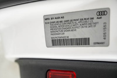 2024 Audi A5 Sportback 45 S line Premium Plus quattro